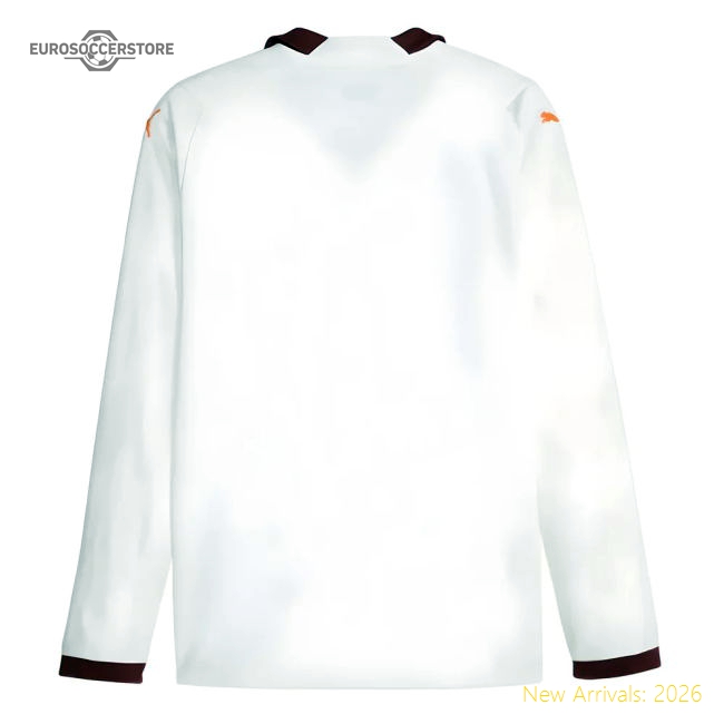 2023-2024 Man City Long Sleeve Away Shirt-Football Shirts Shop