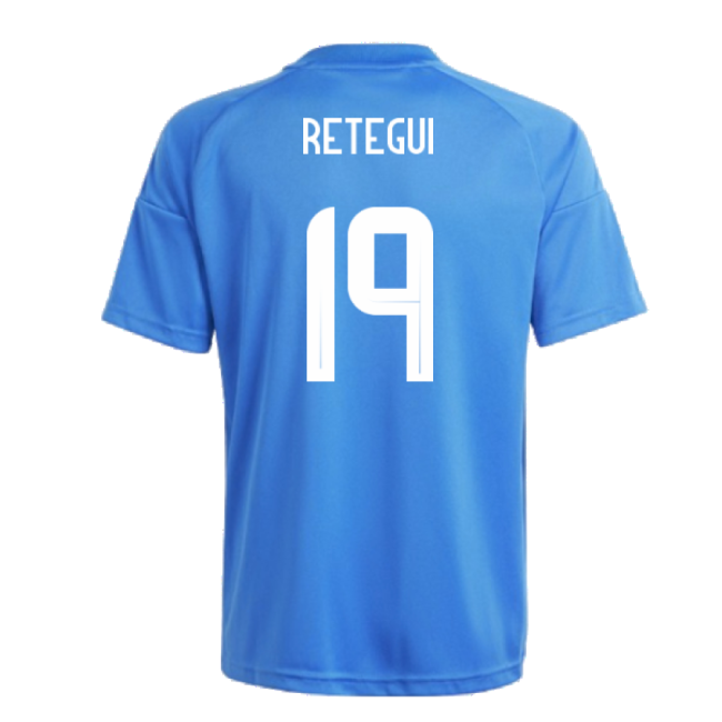2024-2025 Italy Home Fan Jersey (Kids) (RETEGUI 19)-Football Shirts Shop