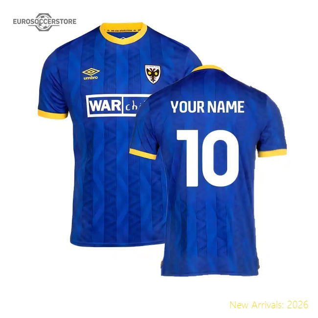 2024-2025 AFC Wimbledon Home Shirt (Your Name)-Football Shirts Shop