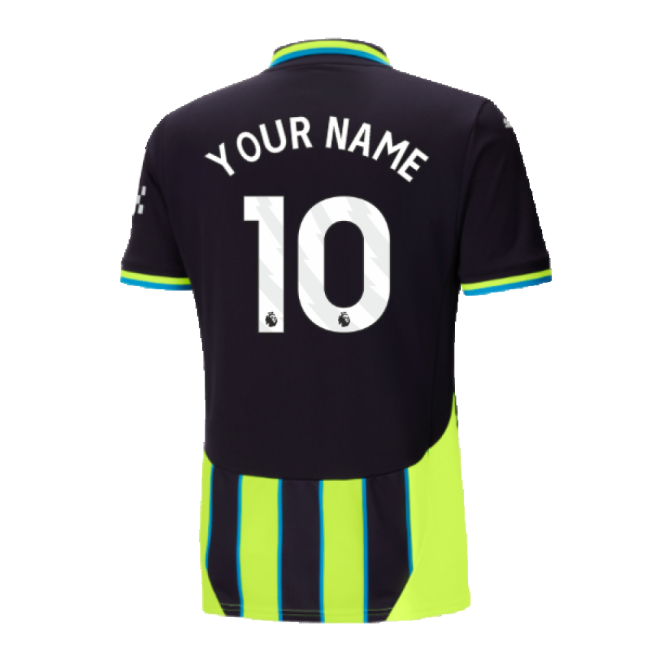 2024-2025 Man City Away Shirt (Your Name)-Football Shirts Shop