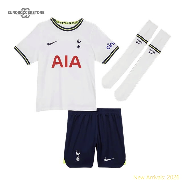 2022-2023 Tottenham Little Boys Home Mini Kit-Football Shirts Shop