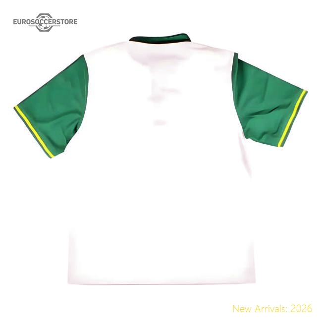 2023-2024 Cameroon ClubMan Polo Shirt (White/Green)-Football Shirts Shop