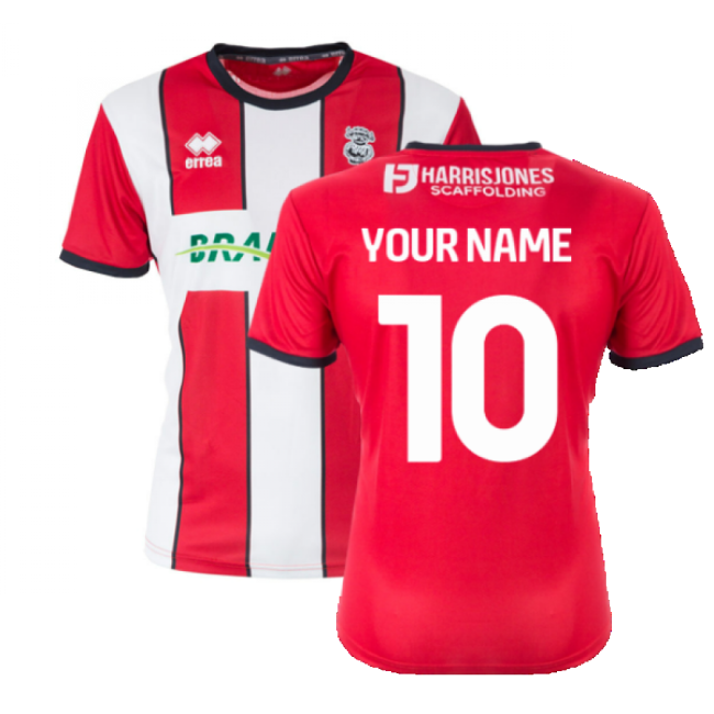 2022-2023 Lincoln City Home Shirt (Your Name)-Football Shirts Shop