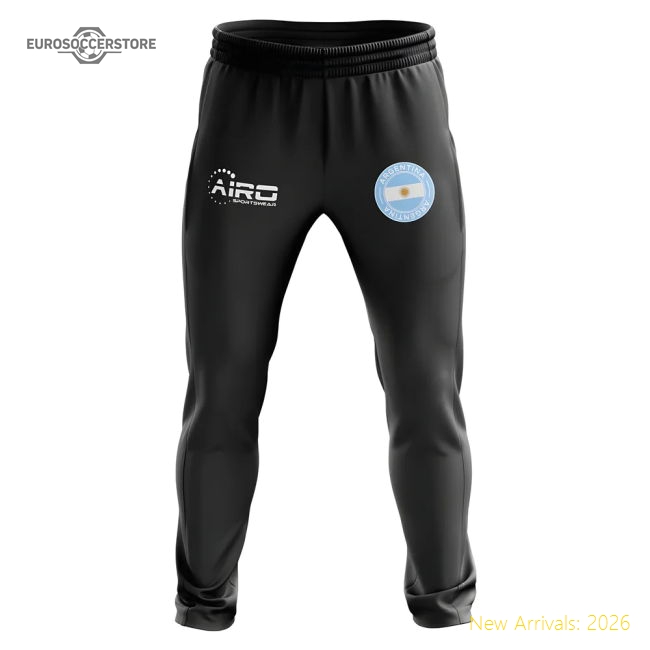 Argentina Concept Football Training Pants (Black)-Football Shirts Shop
