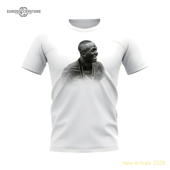 Claude Makelele Chelsea Legend T-Shirt (White)-Football Shirts Shop