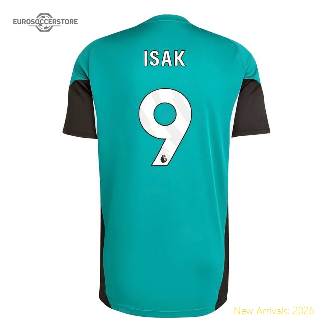 2025-2026 Liverpool EU Training Jersey (Green) (Isak 9)-Football Shirts Shop