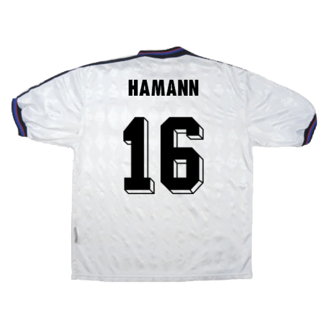 Bayern Munich 1996-98 Away Shirt ((Very Good) S) (Hamann 16)-Football Shirts Shop