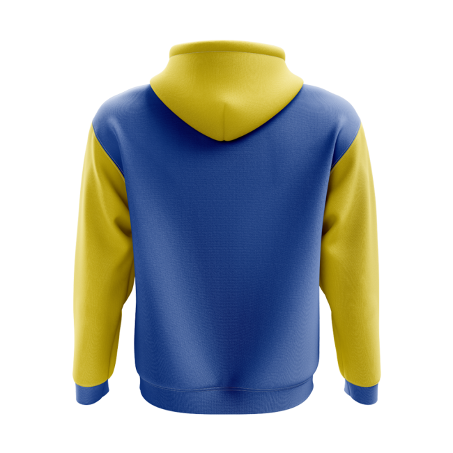 Ukraine Concept Country Football Hoody (Blue)-Football Shirts Shop