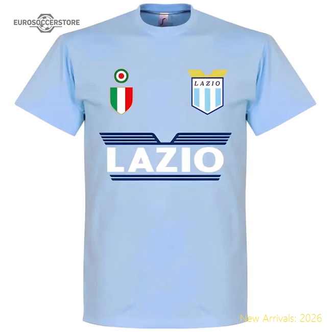 Lazio Paul Gascoigne 8 Team T-Shirt - Sky-Football Shirts Shop