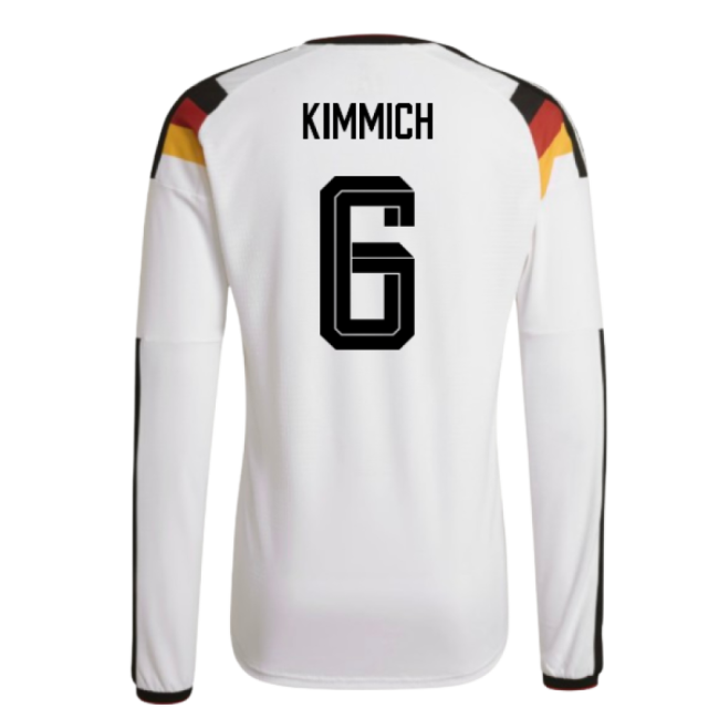 2026-2027 Germany Authentic Long Sleeve Home Shirt (Kimmich 6)-Football Shirts Shop