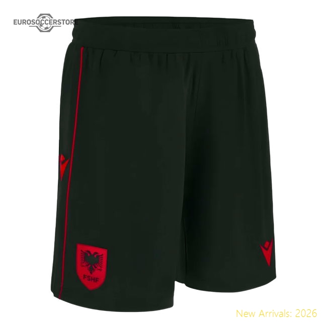 2024-2025 Albania Third Shorts (Black)-Football Shirts Shop