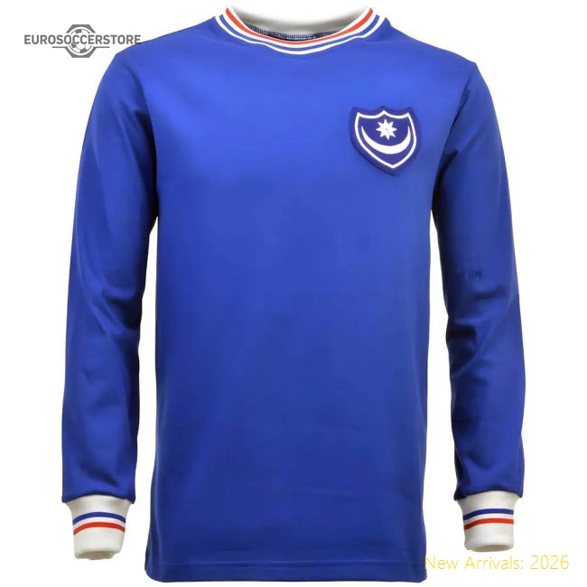 Portsmouth 1960s-1970s Retro Football Shirt-Football Shirts Shop