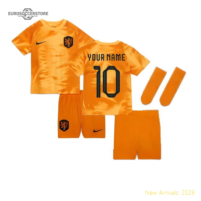 2022-2023 Holland Home Baby Kit (Your Name)-Football Shirts Shop