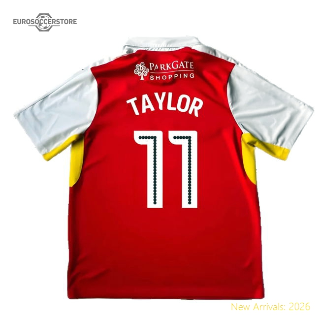 Rotherham 2016-17 Home Shirt ((Good) XL) (Taylor 11)-Football Shirts Shop