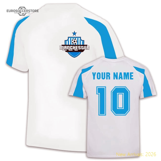 Manchester City Sports Training Jerseys (Your Name)-Football Shirts Shop
