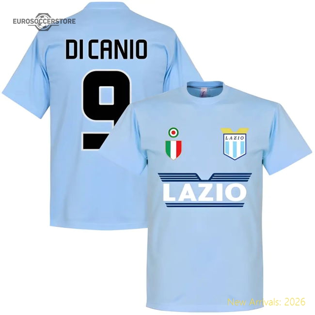 Lazio Di Canio 9 Team T-Shirt - Sky-Football Shirts Shop