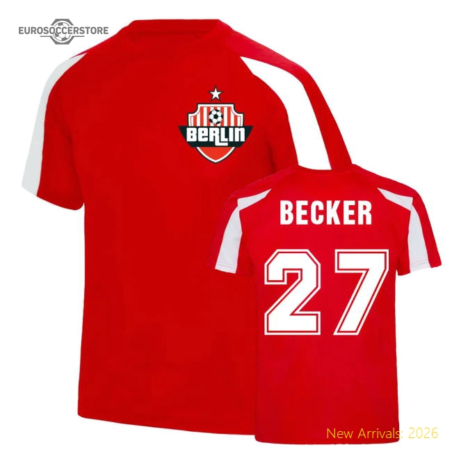 Union Berlin Sports Training Jersey (Sheraldo becker 27)-Football Shirts Shop