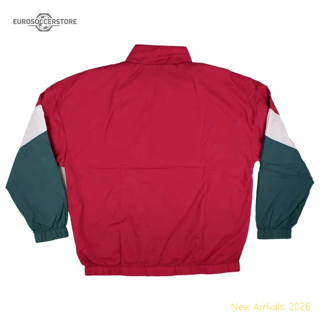 2025-2026 AS Monaco Retro Woven Jacket (Red)-Football Shirts Shop