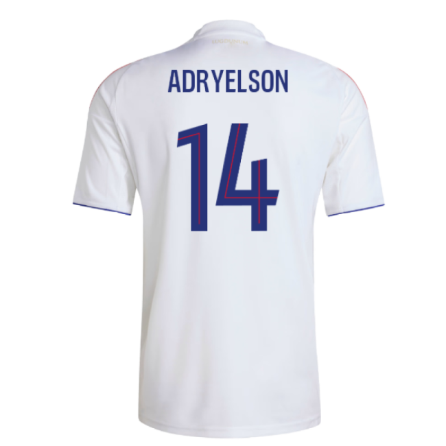 2025-2026 Olympique Lyon Home Shirt (Adryelson 14)-Football Shirts Shop