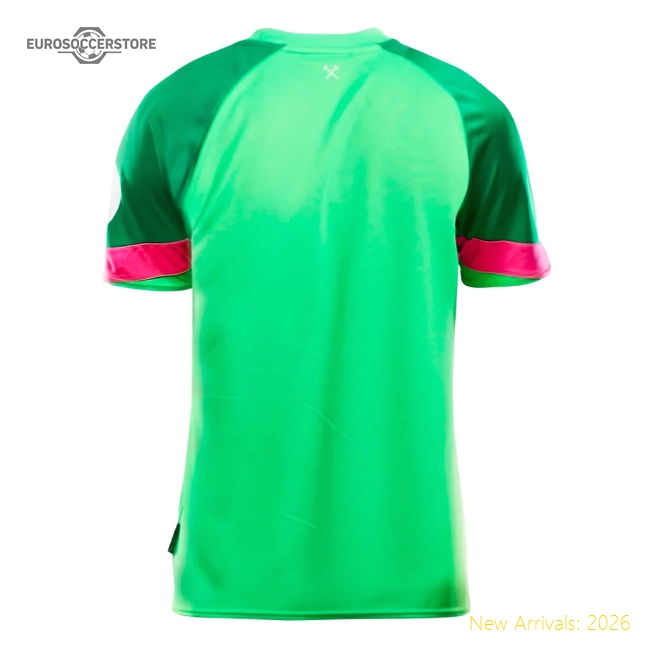 2023-2024 West Ham Home Goalkeeper Shirt (Green) - Kids-Football Shirts Shop