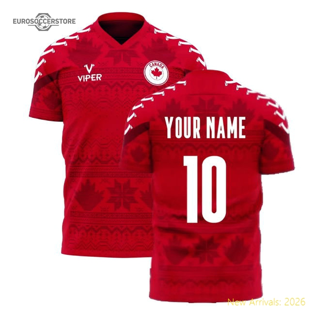 Canada 2025-2026 Home Concept Football Kit (Viper) (Your Name)-Football Shirts Shop