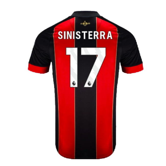 2024-2025 Bournemouth Home Shirt (Sinisterra 17)-Football Shirts Shop
