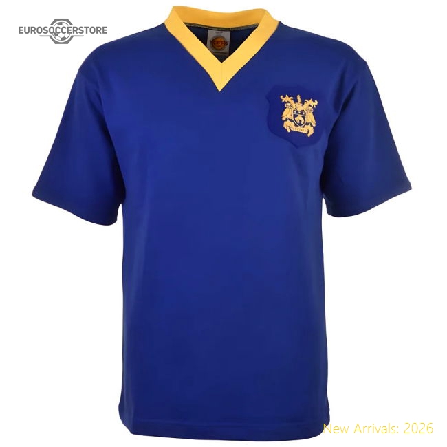 Leeds United 1956-61 Retro Football Shirt-Football Shirts Shop