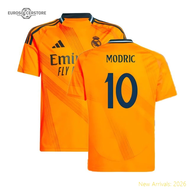 2024-2025 Real Madrid Away Shirt (Kids) (Modric 10)-Football Shirts Shop