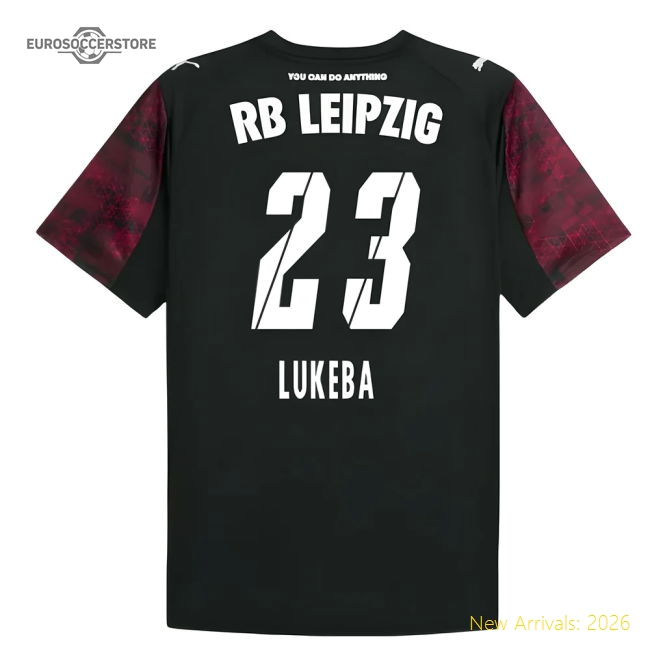 2025-2026 Red Bull Leipzig Third Shirt (Lukeba 23)-Football Shirts Shop