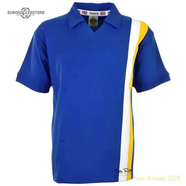 TOFFS Classic Retro Royal Short Sleeved Shirt-Football Shirts Shop