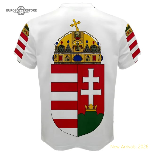 Hungary Coat of Arms Sublimated Sports Jersey-Football Shirts Shop