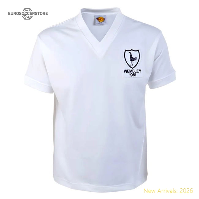Tottenham Hotspur 1961 Wembley Retro Football Shirt-Football Shirts Shop