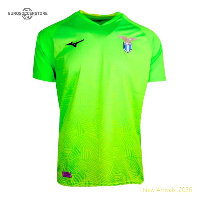 2024-2025 Lazio Home Goalkeeper Shirt (Green) - Kids-Football Shirts Shop