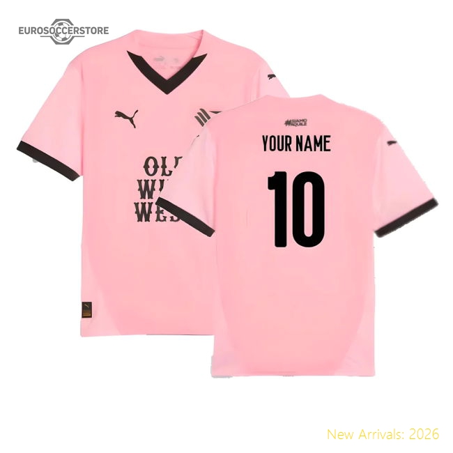 2024-2025 Palermo Home Shirt (Your Name)-Football Shirts Shop