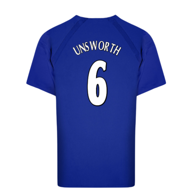 Everton 2003 Anniversary Retro Home Shirt (Unsworth 6)-Football Shirts Shop