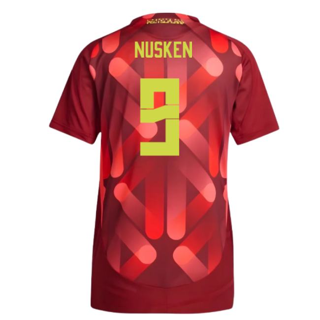 2025-2026 Germany Womens Away Authentic Shirt (Ladies) (Nusken 9)-Football Shirts Shop