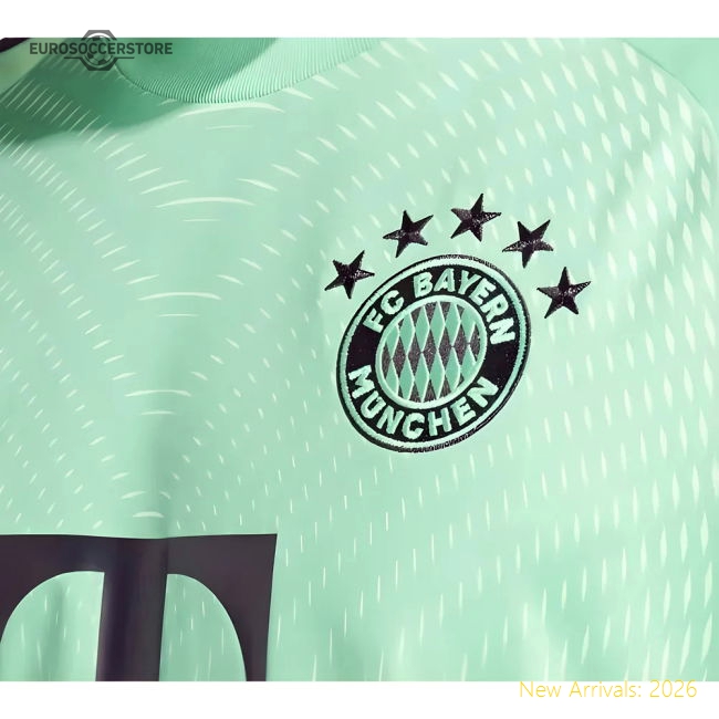 2025-2026 Bayern Munich Home Goalkeeper Shirt (Glory Mint)-Football Shirts Shop