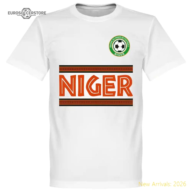 Niger Team T-Shirt - White-Football Shirts Shop