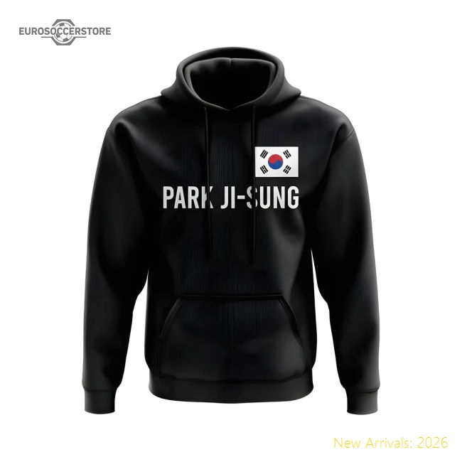 Park Ji Sung South Korea Name Hoody (Black)-Football Shirts Shop