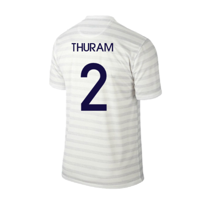 France 2014-15 Away Shirt ((Excellent) M) (Thuram 2)-Football Shirts Shop