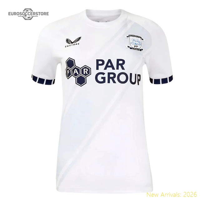 2024-2025 Preston North End Home Shirt (Womens)-Football Shirts Shop