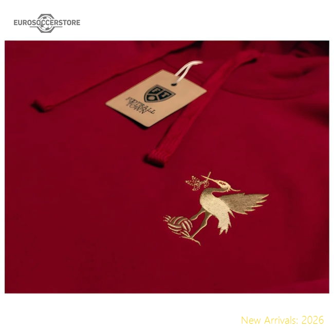 Liverpool The Bird Retro Football Hoodie (Red)-Football Shirts Shop