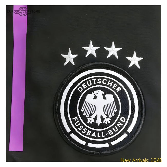 2024-2025 Germany Downtime Shorts (Black)-Football Shirts Shop
