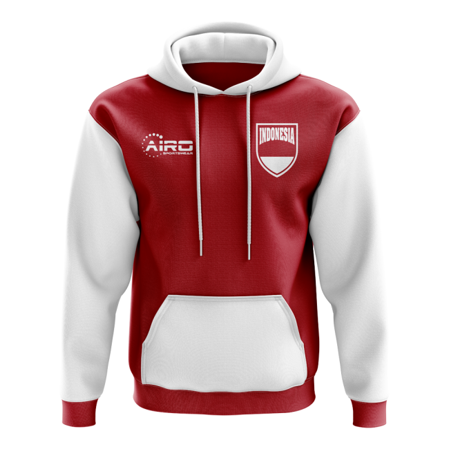 Indonesia Concept Country Football Hoody (Red)-Football Shirts Shop