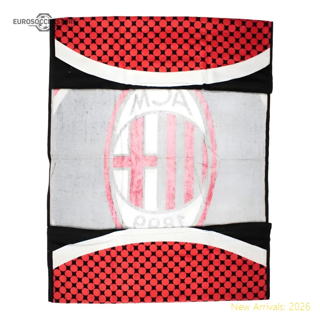 AC Milan Bullseye Towel (Red)-Football Shirts Shop