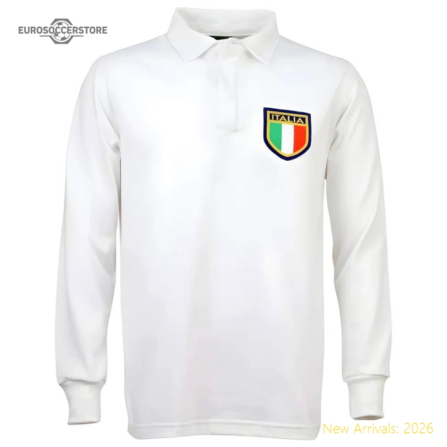 Italy 1975 Vintage Away Rugby Shirt-Football Shirts Shop