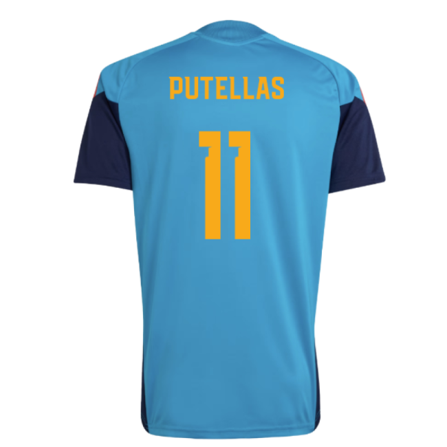 2026-2027 Spain Training Jersey (Bold Aqua) (Putellas 11)-Football Shirts Shop