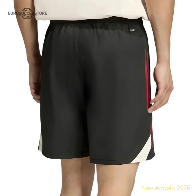 2025-2026 Liverpool Downtime Shorts (Black)-Football Shirts Shop