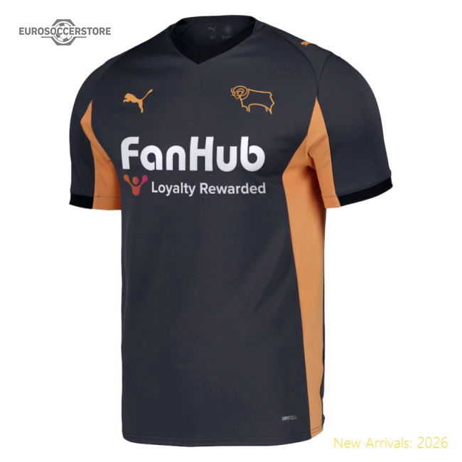 2025-2026 Derby County Away Shirt-Football Shirts Shop