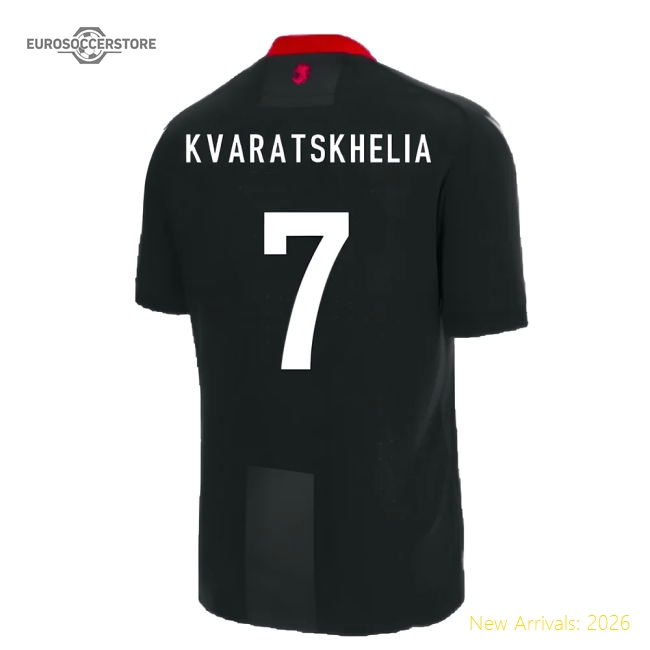 2023-2024 Georgia Away Shirt (KVARATSKHELIA 7)-Football Shirts Shop